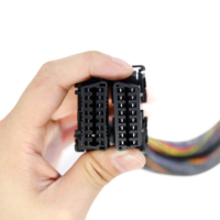 Cable Adaptador de Diagnóstico OBDII J1962, Divisor en Y, Conector OBD2 de 16 Pines Macho a Conector Hembra Hyundai y Hembra Toyota