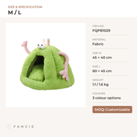 Coussin rond douillet en peluche longue pour chat, chaud et confortable avec base antidérapante, amovible et lavable, pour chats, toutes saisons, OEM