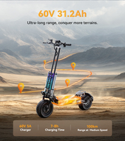 Scooter Eléctrico Plegable APEFOX T90 de Doble Motor para Adultos, 60V 31.2AH, Gran Autonomía, Trotinette Electrique, Disponible en la UE