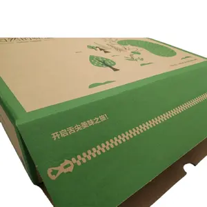 Kotak Pos ritsleting 3 lapisan kustom kardus Taobao Express kecil e-commerce karton gratis pita pelindung lingkungan