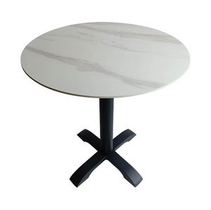 <span class=keywords><strong>Table</strong></span> de réception ronde en pierre frittée tendance, <span class=keywords><strong>table</strong></span> de négociation et de conférence moderne pour bureaux, hôtels, cafés et zones commerciales - Product Image 2