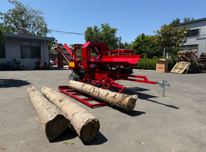 EU Gasoline Log Wood Cutter Logging <b>Machine</b> Wood with Hydraulic Lift Firewood Processor - Product Image 3