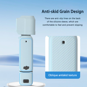 Einfarbige Silikon-Schutzhülle für Pocket3 Stoßfest und Kratzfest Handgehaltene Schwenk-Neige-Kamera Gehäuseschutzhülle - Product Image 6
