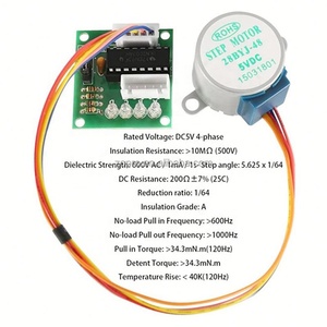 มอเตอร์สเต็ปเปอร์แบบมีเกียร์ 28BYJ-48 5V มอเตอร์สเต็ปเปอร์ บอร์ดไดรเวอร์ ULN2003 - Product Image 4