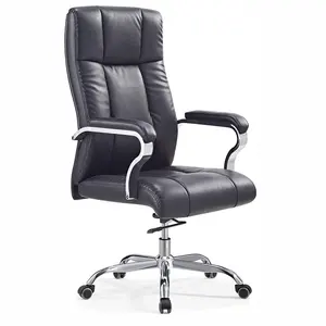 Moderne haut de gamme en cuir PU ergonomique PDG président directeur loisirs exécutif ordinateur bureau chaise de bureau