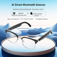 Lunettes intelligentes HY1011 avec haut-parleur ouvert, réduction de bruit ENC, commande tactile, charge magnétique pour la conduite et les sports