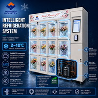 Winnsen - Expendedor Inteligente de Flores Refrigerado y Humidificado para Grandes Ramos en Centros Comerciales