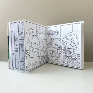 Libro de Colorear Personalizado al por Mayor, Diseños Súper Lindos de Espacios Acogedores, 21x21cm, para Niños, Adolescentes y Adultos, Ideal para Regalos - Product Image 5
