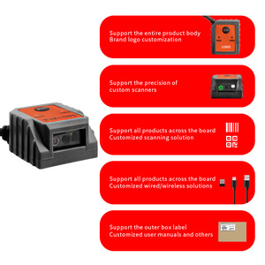 Module de scanner de codes-barres 1D 2D industriel SHUNQI OEM, haute précision, ligne de production industrielle, module embarqué, intégration de kiosque POS - Product Image 2