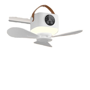 Silent Night Cooling Sleep Mode 7200Mah Portable Ceiling Fan With <b>Light</b> and Mosquito Box Safe for Mother Infant Dorm - Product Image 1