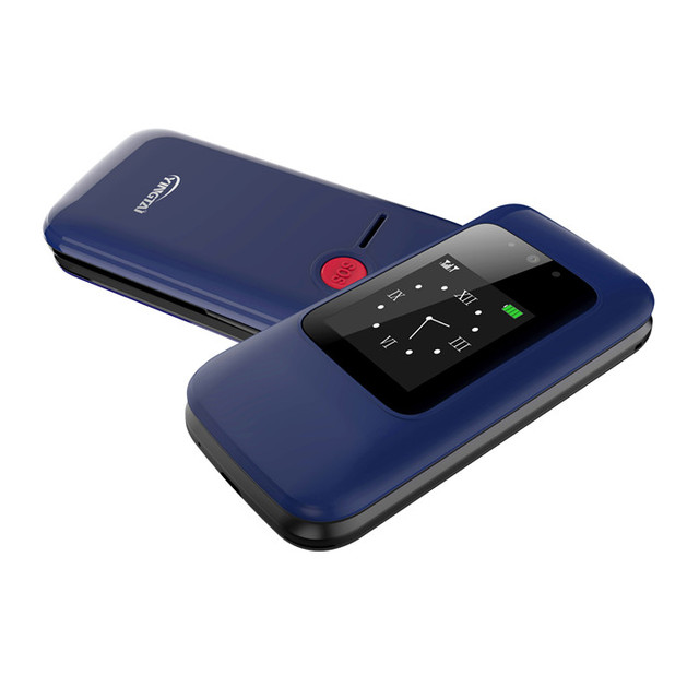 Latest Flip 4G Feature Mobile Phone with Wifi Based on Spreadtrum Chipset Affordable Elderly Cellphones