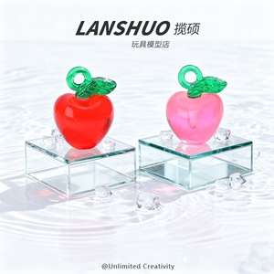 Dijes de Resina Epoxi con Forma de Fruta, Colgantes de Manzana, Cereza y Fresa, Accesorios para Manualidades, Llaveros Unisex, Joyería de Moda Invierno 2025 - Product Image 5
