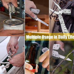 Dụng Cụ Sinh Tồn Đa Năng 24 Trong 1 Cắm Trại Ngoài Trời Dụng Cụ Kìm Đa Năng Chiến Thuật Bằng Thép Không Gỉ Kèm Tuốc Nơ Vít - Product Image 5
