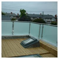 Rampe de balcon en verre Prima, rampe d'escalier moderne, rampe domestique multi-scènes