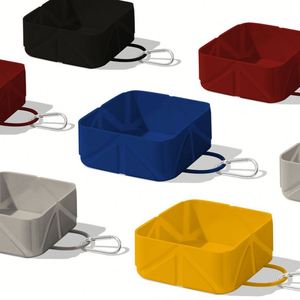 Foldable Eco-friendly Food Grade <b>Silicone</b> Pet <b>Bowl</b>-Waterproof Customizable Logo Portable for Dogs/Cats Outdoor Use Durable Cute - Product Image 4