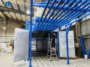 Sistema di linea di rivestimento in polvere elettrostatica per rete di recinzione - Product Image 6