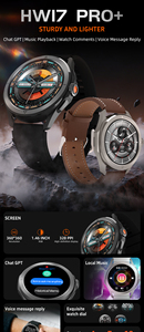 Nouvelle Montre Connectée HD 1,46'' 2026 HW18 PRO+ Batterie 400 mAh 100+ Sports IP67 Musique IA ChatGPT Notifications Intelligentes Hommes Femmes - Product Image 5