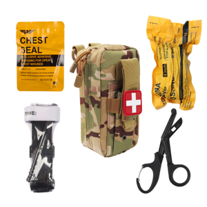 Trousse <span class=keywords><strong>de</strong></span> premiers secours tactique d'urgence, fournitures médicales, trousse <span class=keywords><strong>de</strong></span> traumatologie IFAK, pack pour soins des plaies traumatiques, blessures par balle, voiture, camping - Product Image 2
