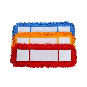Mop Replacement Good Grade OEM Design Floor Cleaning Cotton Flat Mop Head For Wholesale