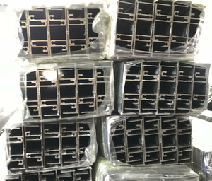 Profili di alluminio dell'estrusione della porta e della finestra 20 linee con argento anodizzato - Product Image 1