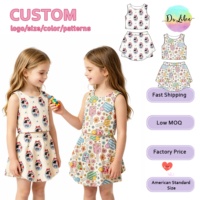 Robe de yoga pour filles, vêtements de sport pour enfants, tenue de fitness, vêtements de yoga avec logo personnalisé, bordure picotée