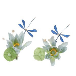 Nouvel accessoire de cheveux Hanfu fait main au design original 2024 avec broderie de fleur de lotus - Accessoire de cheveux Hanfu - Product Image 5