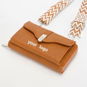 Bolso Bandolera Pequeño Cuadrado para Mujer, con Logotipo Personalizado, para Otoño e Invierno, para Teléfono Móvil - Product Image 1