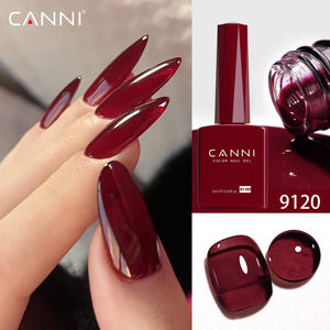 CANNI HEMA libero 9ml di smalto rosso traslucido per unghie ad alta pigmentazione colore trasparente smalto nudo naturale per unghie francese - Product Image 1