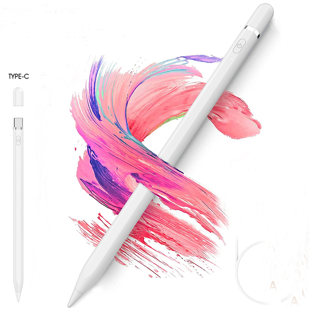 Luxury Custom Logo Stylus Pen with USB C Port Charging Magnetic Attachment Touch Screen Compatible for Apple iPad 10 Generation
