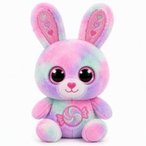 Peluche personnalisée en boîte mystère, lapin en peluche doux et mignon, style bonbon <span class=keywords><strong>pastel</strong></span>, collection Kawaii, cadeau en gros, OEM - Product Image 1
