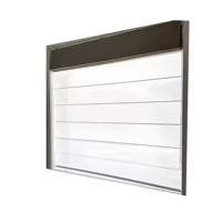 Persianas romanas dobles modernas, tela blanca transparente personalizada, característica opaca, cortinas integradas fáciles para sala de estar, plástico Horizontal