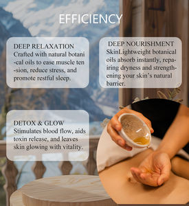 Relaxante Massagem Óleo Cuidados Com A Pele Do Corpo Alívio Do Músculo Profundo Alívio Do Estresse Para O Último Relaxamento Pele Escamosa - Product Image 4