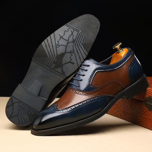 Zapatos Oxford de Vestir de Cuero PU de Grano Completo Hechos a Mano de Alta Calidad, Tallas Grandes 37-48, para Hombre de Negocios - Product Image 6