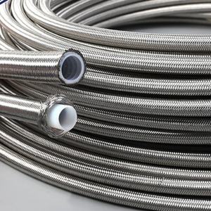 <span class=keywords><strong>Tuyau</strong></span> hydraulique en caoutchouc tressé en acier inoxydable PTFE pour carburant, huile et <span class=keywords><strong>gaz</strong></span> - Product Image 3