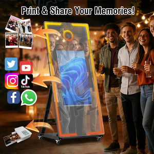 Tragbares 32/43-Zoll Touchscreen-Selfie-Fotobox-Set im Flightcase - Inklusive Kamera, Drucker, WLAN & Metallrahmen - Product Image 5