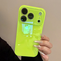   Coque de téléphone en verre trempé brillant pour iPhone 17 16 15 14 13 12 11 Pro Max, protection de l'objectif de l'appareil photo, antichoc, coque rigide
