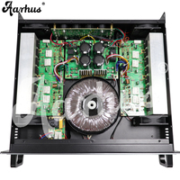 Amplificador de Potencia Aarhus SY-4250 de 1000W y 4 Canales Clase AB con Función de Radio, Diseño Moderno, Control por Voz, Carcasa Metálica, Impedancia de 8 Ohmios