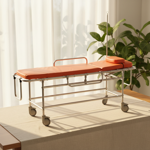 Table d'examen médical Hochey avec cadre en alliage d'aluminium et 4 roulettes à frein pour hôpital - Product Image 5