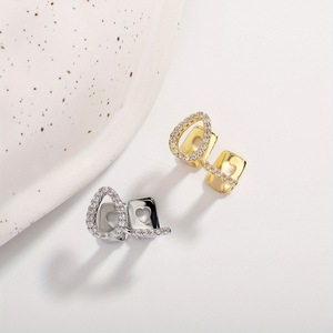 Grillz en forme de goutte d'eau dorés avec incrustation de zircon pour fête, accessoire de style hip-hop unisexe - Product Image 2