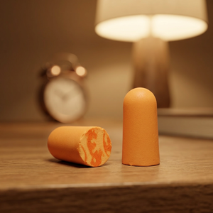 Bouchons d'oreilles en mousse PU de qualité supérieure, anti-bruit, confortables à porter, orange, protection auditive pour le sommeil - Product Image 3