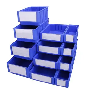 Plastic Spare Parts Box and Screw Storage Bins with Pp Divider Industrial Multifunction Square Office Organizer Stock Available
