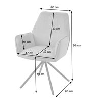 Chaises de salle à manger en acier inoxydable, style contemporain, tissu vert, fauteuil de salle à manger de luxe