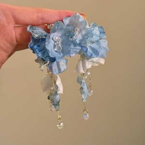 Pendientes de Diseño Exclusivo con Flores, Estilo Bohemio, Ligeros y de Lujo, para Vacaciones 2026, Pendientes de Moda para Mujer, Joyería al por Mayor - Product Image 3