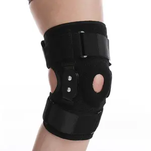 Hinged Knee Brace Adjustable Knee Support Wrap Patellar Tendon Support Sleeve for unisex