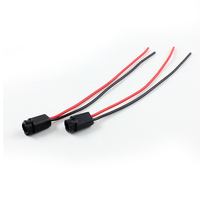 CAR-REFINE Voiture 286 T5 LED Ampoule Lampe Douille T5 LED Ampoules Plug Holder LED Instrument Lampes Socket Extension Câbles Connecteurs