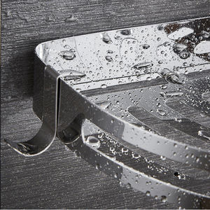 Estante de almacenamiento de esquina de <span class=keywords><strong>ducha</strong></span> montado en la pared de aluminio de <span class=keywords><strong>acero</strong></span> <span class=keywords><strong>inoxidable</strong></span> moderno No requiere perforación Champú Acondicionador Jabón Baño - Product Image 4