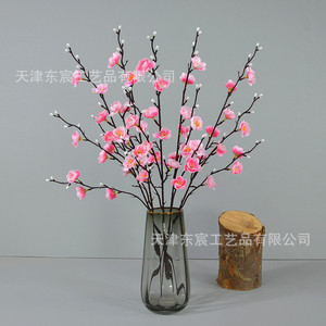 ดอกไม้ประดิษฐ์กิ่งวินเทอร์สวีทขนาดเล็กจาก Dongchen Crafts ดอกไม้ผ้าไหมสีขาวแดง ตกแต่งภายในบ้าน ตกแต่งเทศกาลฤดูใบไม้ผลิ - Product Image 2