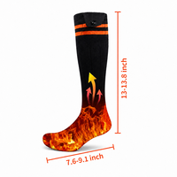 Chaussettes chauffantes rechargeables de haute qualité contrôlées par application, 5000 mAh, chauffage rapide, lavables, pour la chasse et le ski en plein air en hiver, unisexe