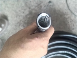 Conduit électrique <span class=keywords><strong>flexible</strong></span> Somhyin Kunshen, tuyau métallique recouvert <span class=keywords><strong>de</strong></span> plastique, tube corrugué en PVC, protection des câbles - Product Image 5