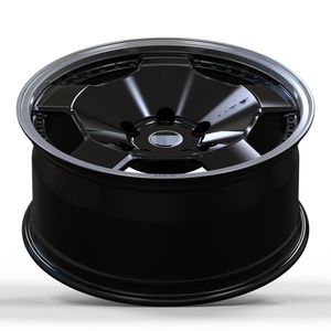 Jantes en aluminium forgées noir brillant à déport profond 19-22 pouces, personnalisation monobloc, personnalisation complète des données - Product Image 2